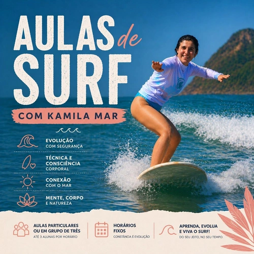 AULAS DE SURF | KAMILA MAR